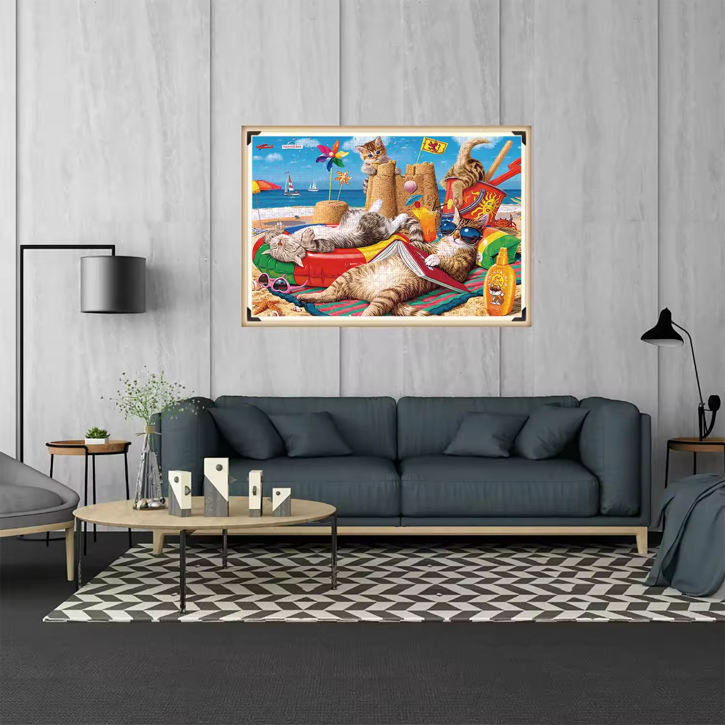 Beach Cat - 1000 Pieces Jigsaw Puzzle