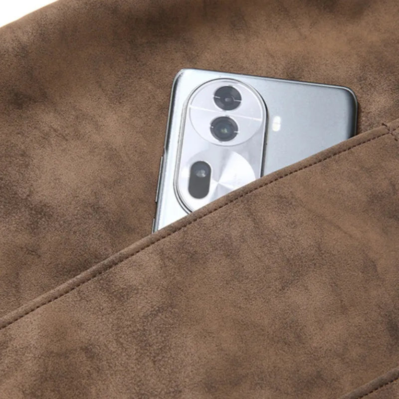 Ferrano Suede Bomber Jacket