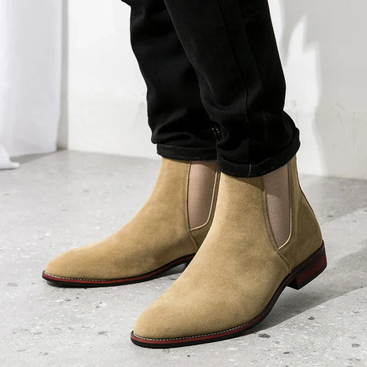 Classic Suede Chelsea Boots