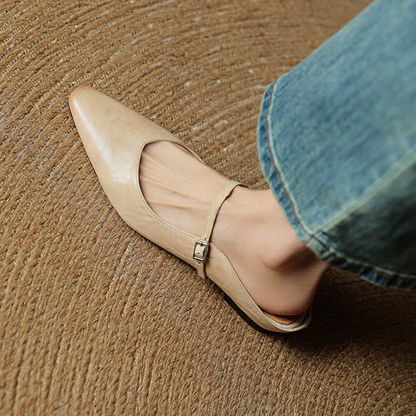 Vivian Genuine Leather Mules