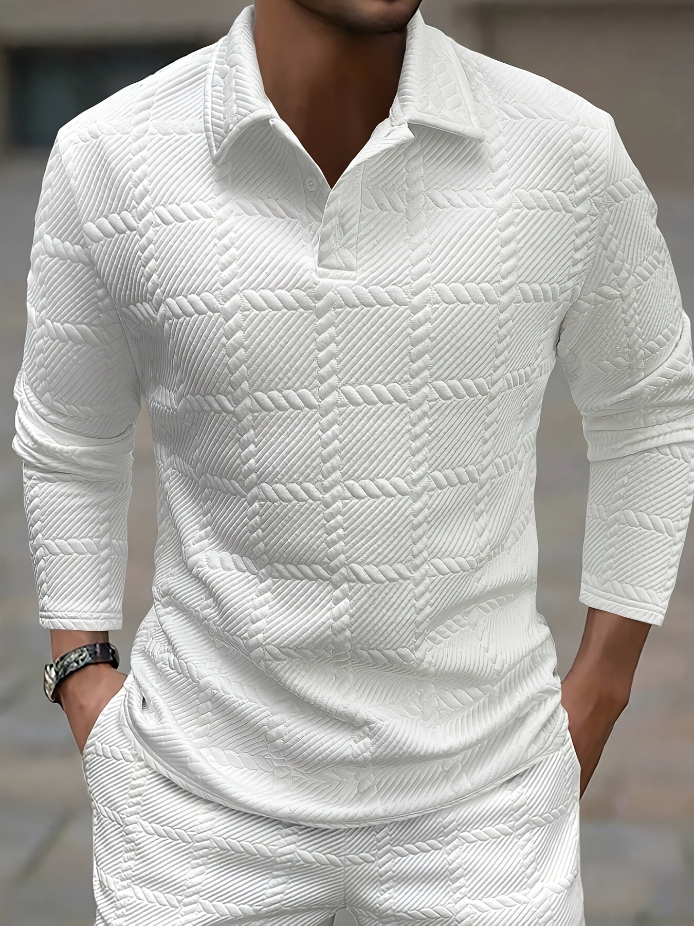 Salerno Textured Polo Shirt