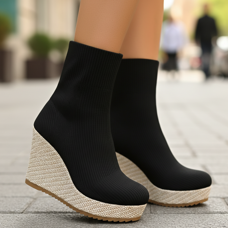 Keira Wedge Boots