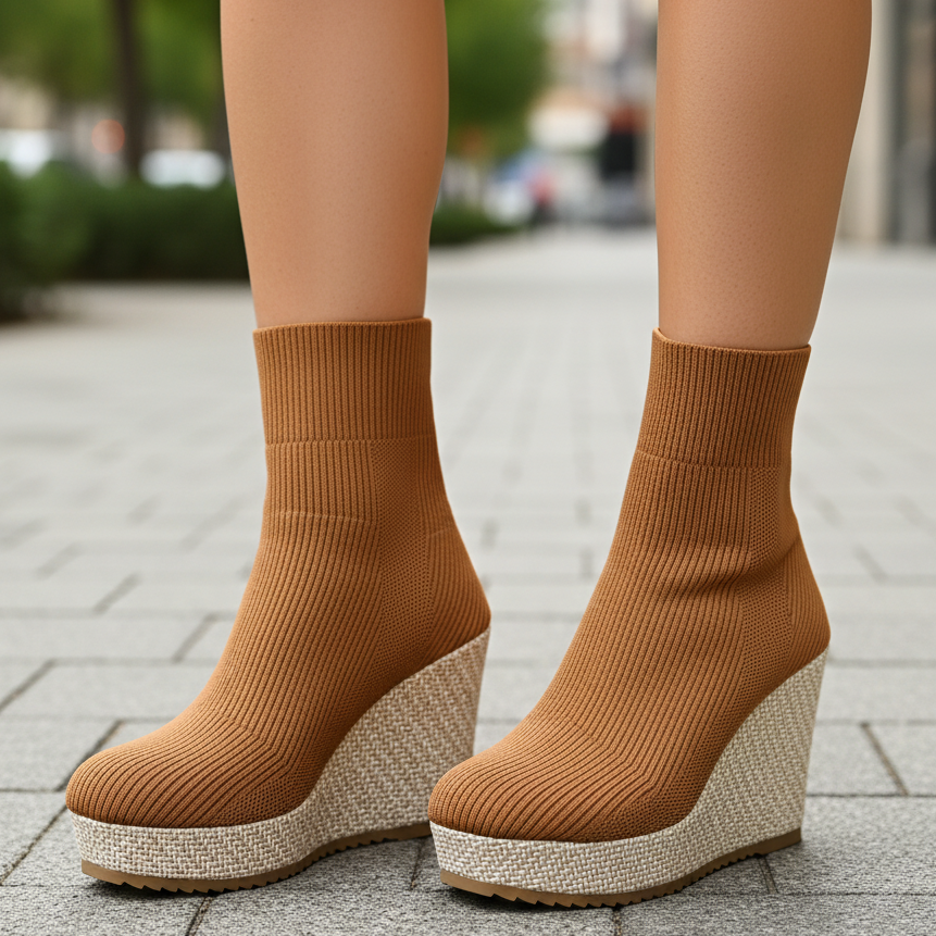 Keira Wedge Boots