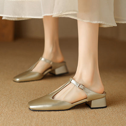 Zendaya T-Strap Mule