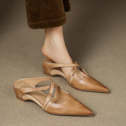 Vivienne Leather Mule