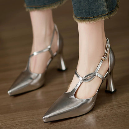 Margaux T-Strap Heels