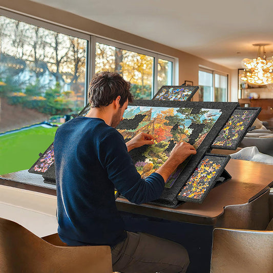 PuzzlePort – 2-in-1 Portable Puzzle Board