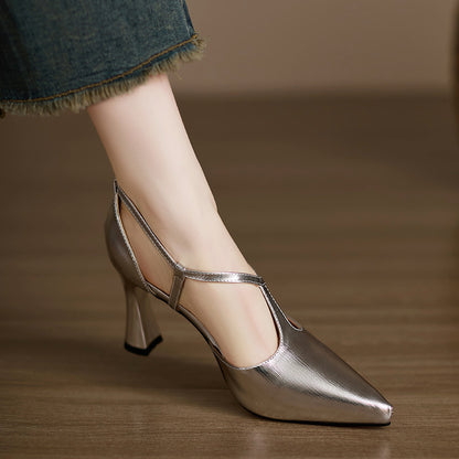 Margaux T-Strap Heels