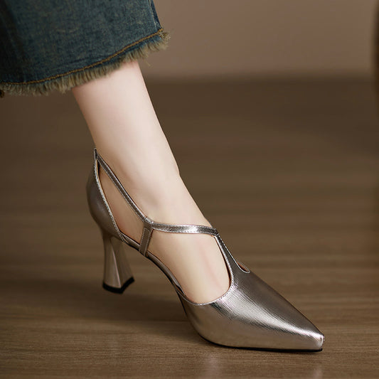 Margaux T-Strap Heels