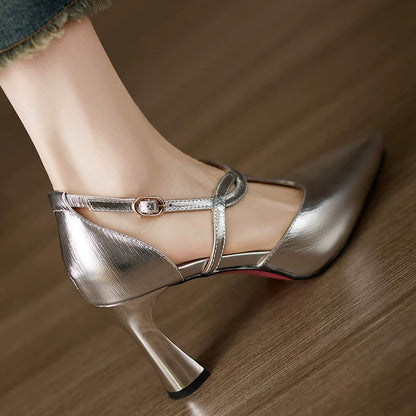 Margaux T-Strap Heels