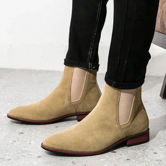 Classic Suede Chelsea Boots