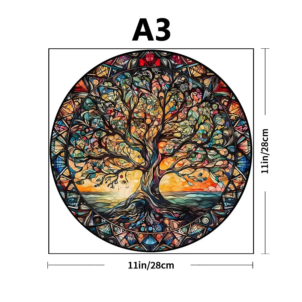 A3 Tree Of Life Wooden Puzzle