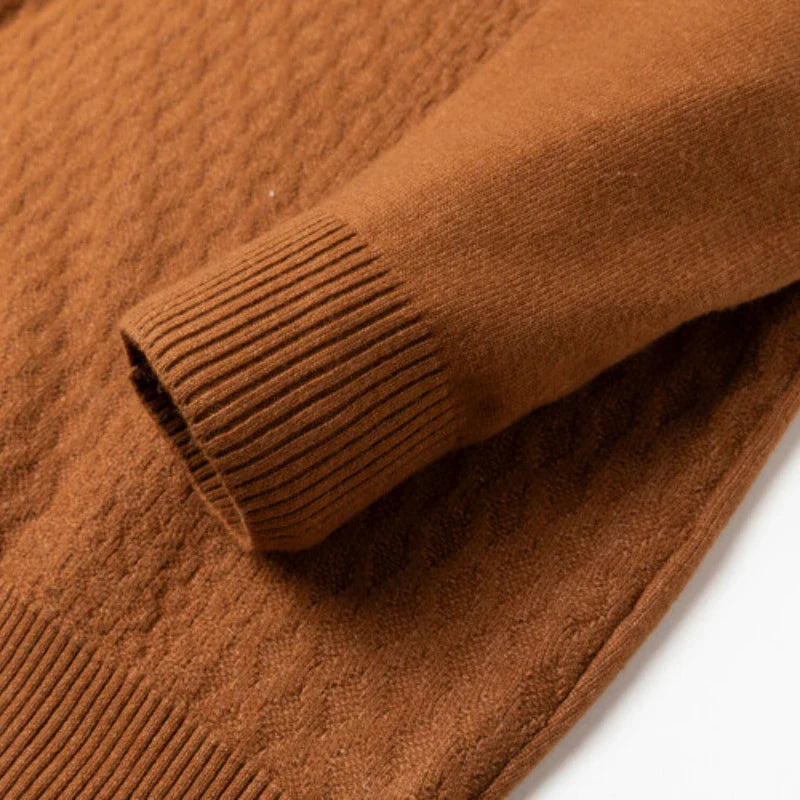 Torino Textured Polo Sweater