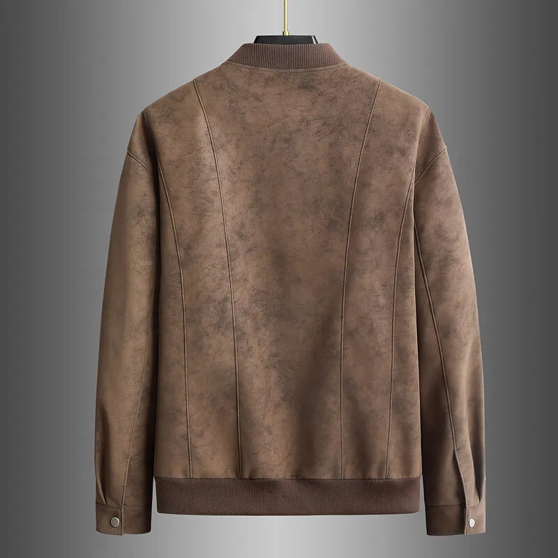 Ferrano Suede Bomber Jacket
