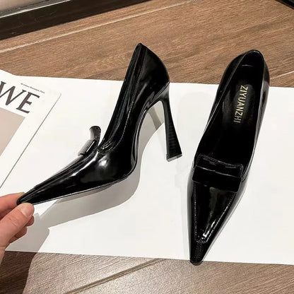 Amélie Buckle Pointed Heels