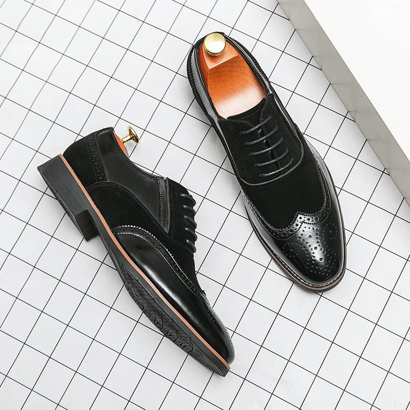 Vercelli Two-Tone Oxford Shoes