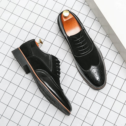 Vercelli Two-Tone Oxford Shoes