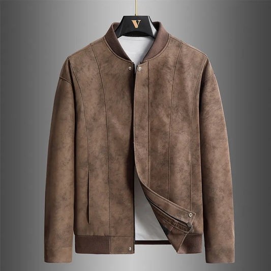 Ferrano Suede Bomber Jacket