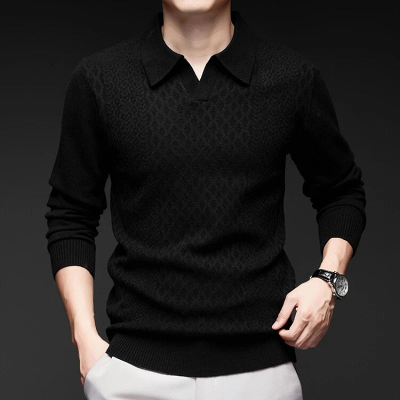 Arezzo Knit Collar Pullover