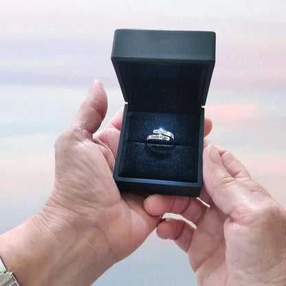 "Faith Over Fear" Adjustable Ring