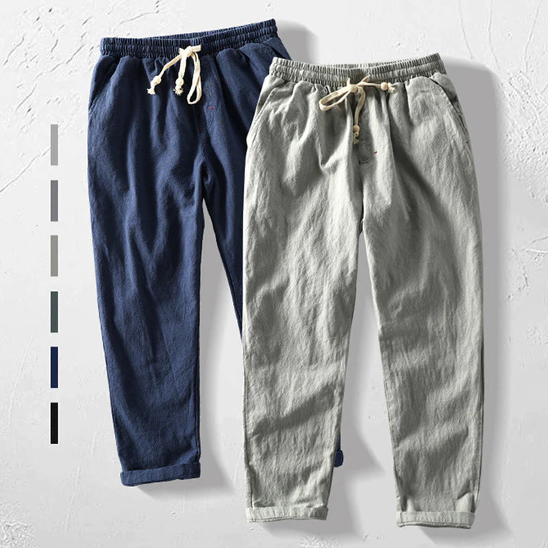 Renji Cotton Drawstring Pants