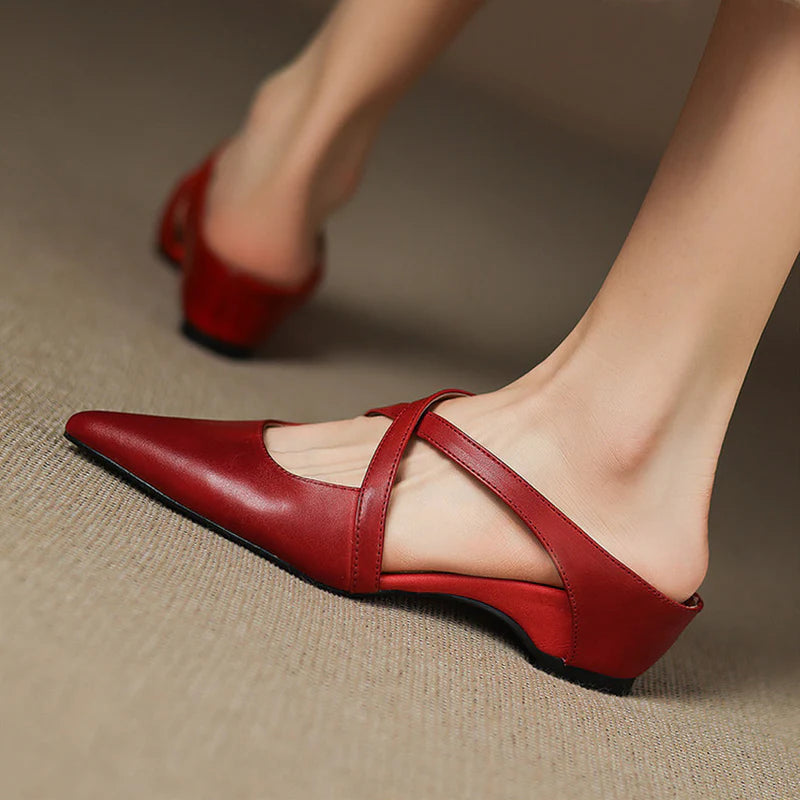 Vivienne Leather Mule