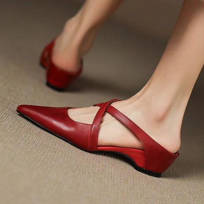 Vivienne Leather Mule