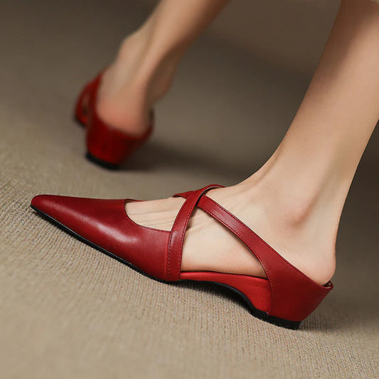 Vivienne Leather Mule