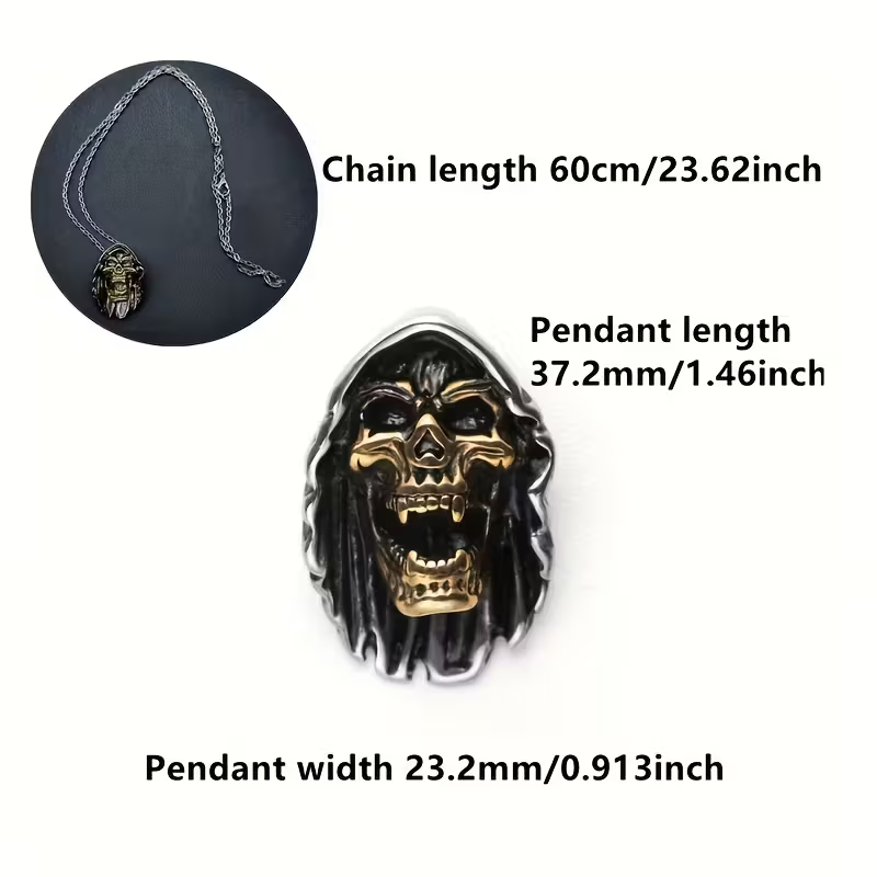 Grimveil Skull Necklace