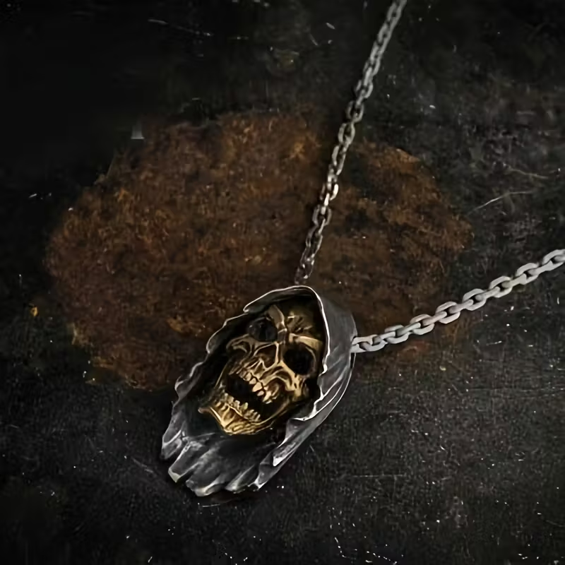 Grimveil Skull Necklace