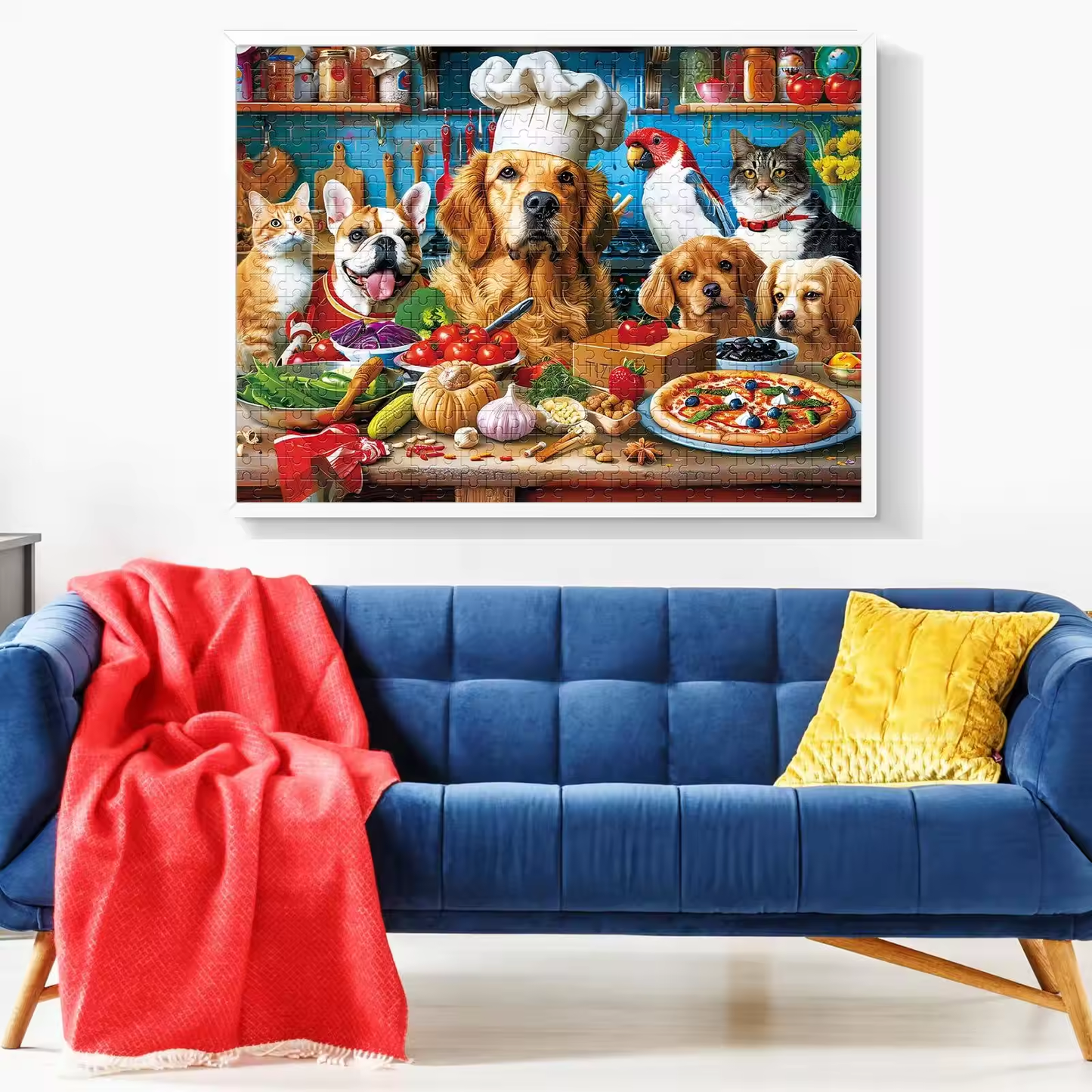 Animal Food Kitchen - 1000 Pieces Jigsaw Puzzle