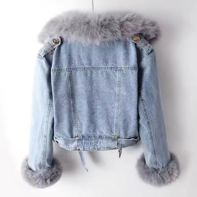 Verona Fur Denim Jacket