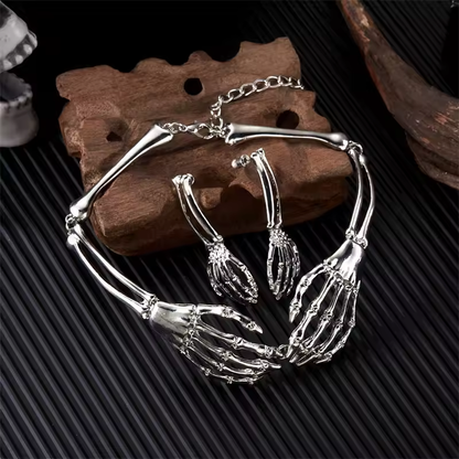 Midnight Grasp Necklace & Earrings