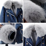 Verona Fur Denim Jacket