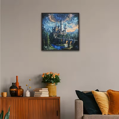 Micro Starry Sky Castle - 1000-Piece Jigsaw Puzzle