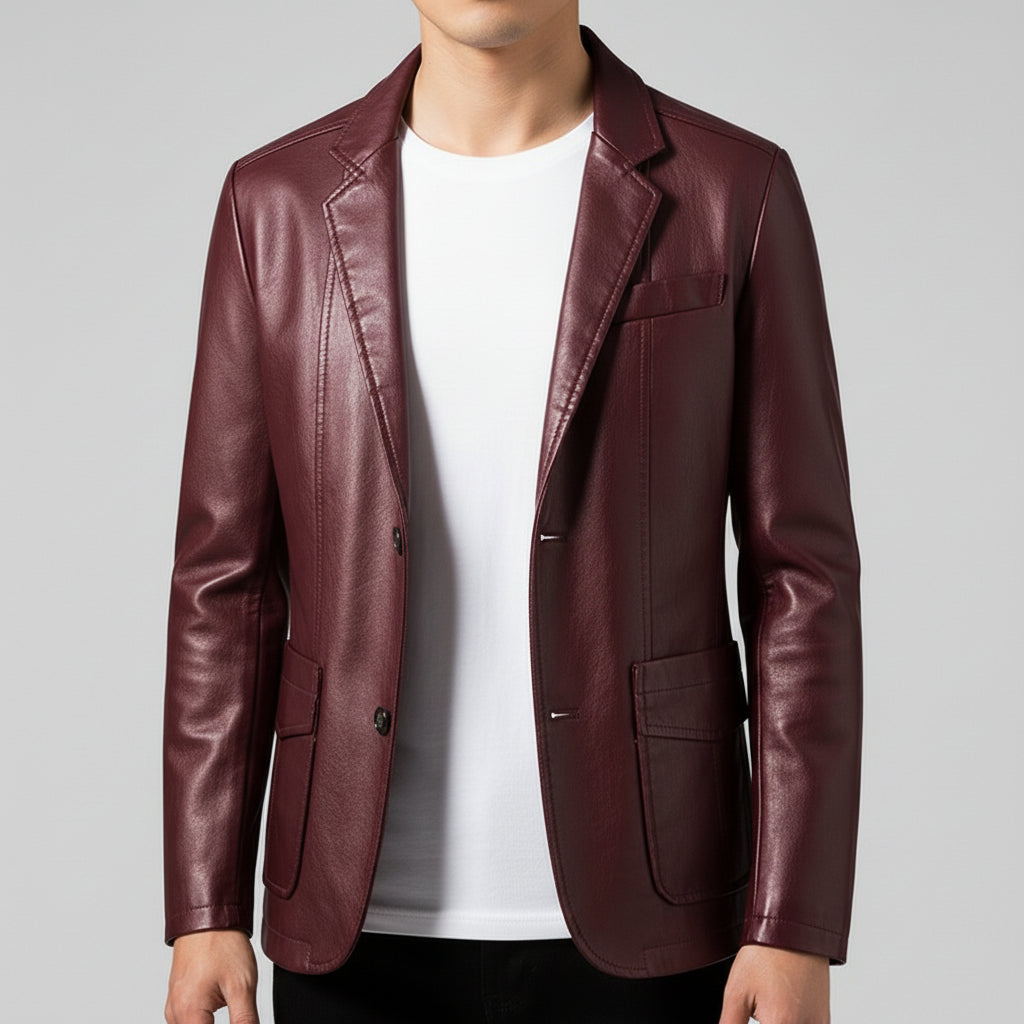 Ashford Leather Blazer